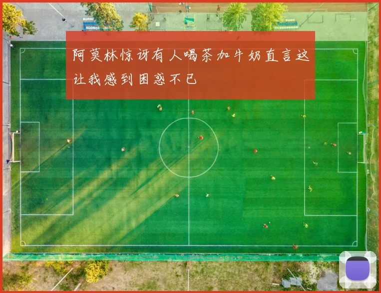 阿莫林惊讶有人喝茶加牛奶直言这让我感到困惑不已